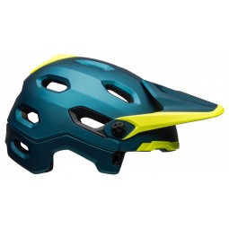 Kask full face BELL SUPER DH MIPS SPHERICAL matte gloss blue hi-viz