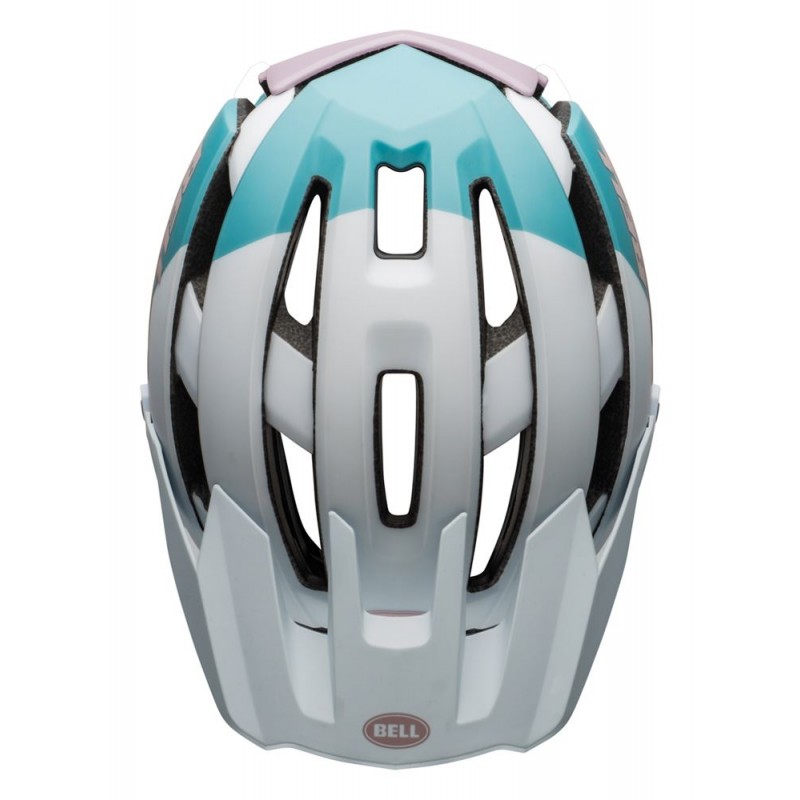 Kask mtb BELL SUPER AIR MIPS SPHERICAL matte gloss white purple