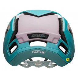 Kask mtb BELL SUPER AIR MIPS SPHERICAL matte gloss white purple