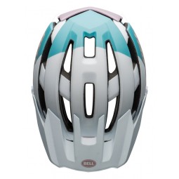 Kask mtb BELL SUPER AIR MIPS SPHERICAL matte gloss white purple