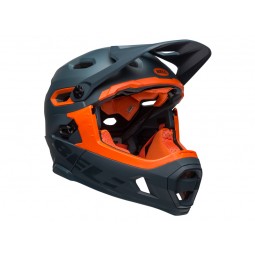 Kask full face BELL SUPER DH MIPS SPHERICAL matte gloss slate orange (NEW)