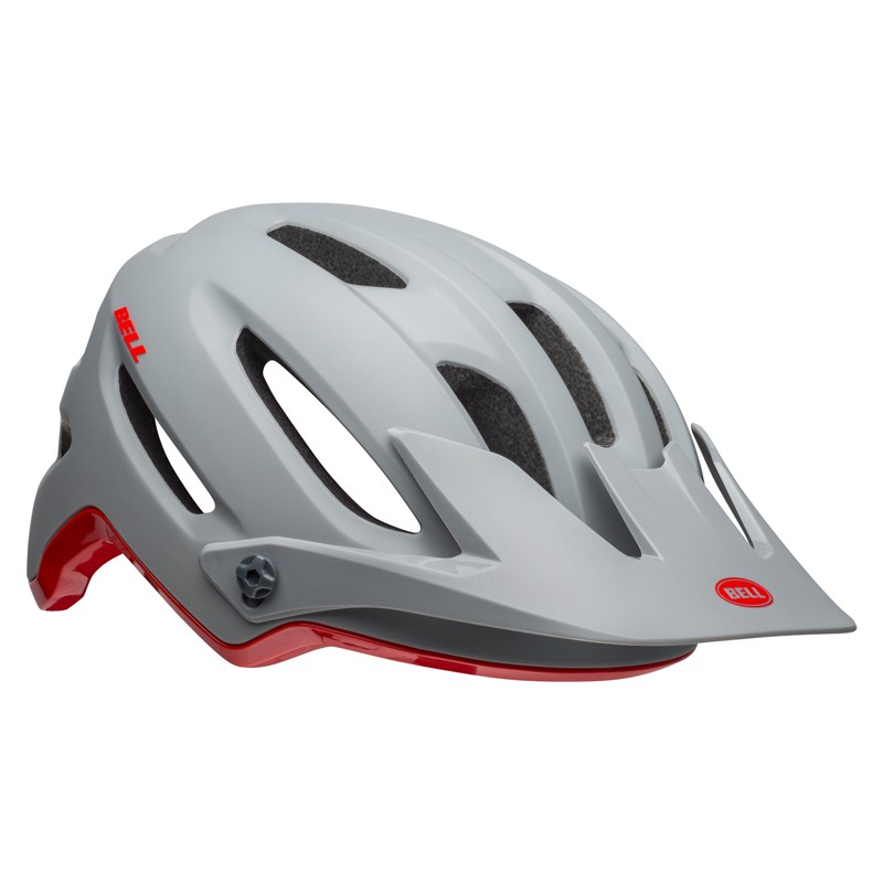 Kask mtb BELL 4FORTY INTEGRATED MIPS cliffhanger matte gloss gray crimson (NEW)