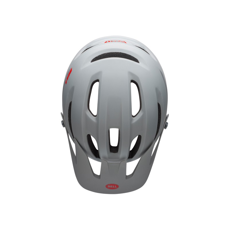 Kask mtb BELL 4FORTY INTEGRATED MIPS cliffhanger matte gloss gray crimson (NEW)