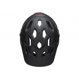 Kask full face BELL SUPER 3R MIPS virago matte black white crimson (NEW)