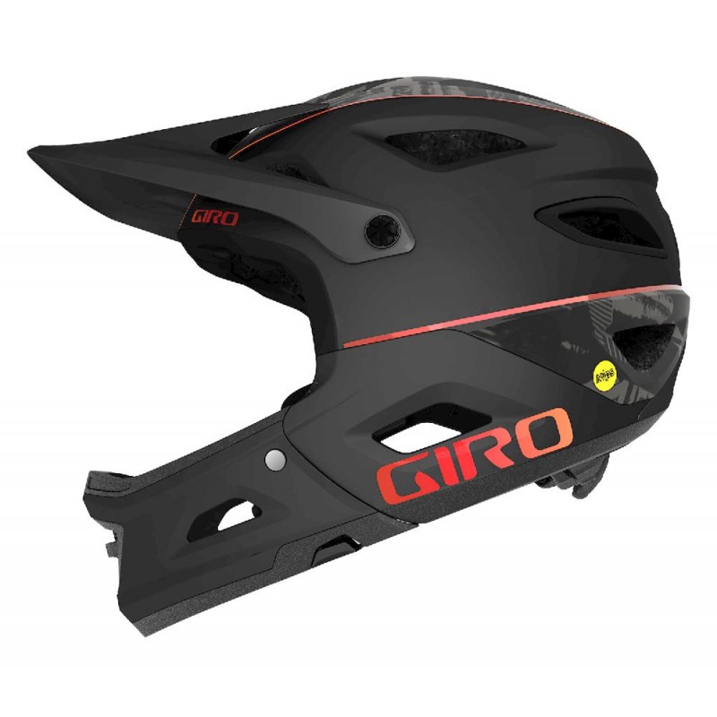 Kask full face GIRO SWITCHBLADE MIPS matte black hypnotic