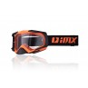 Gogle iMX Racing Dust Orange Matt/Black Matt z Szybą Dark Smoke + Clear (2 szyby w zestawie)