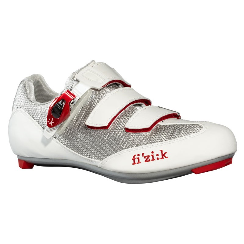 Buty szosowe FIZIK R5 UOMO biało-srebrne roz.45,5