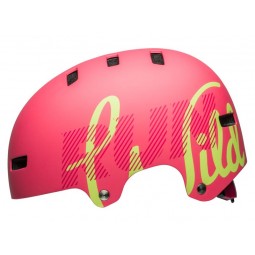 Kask juniorski BELL SPAN matte flamingo pear wild roz. XS (49–53 cm) (DWZ)