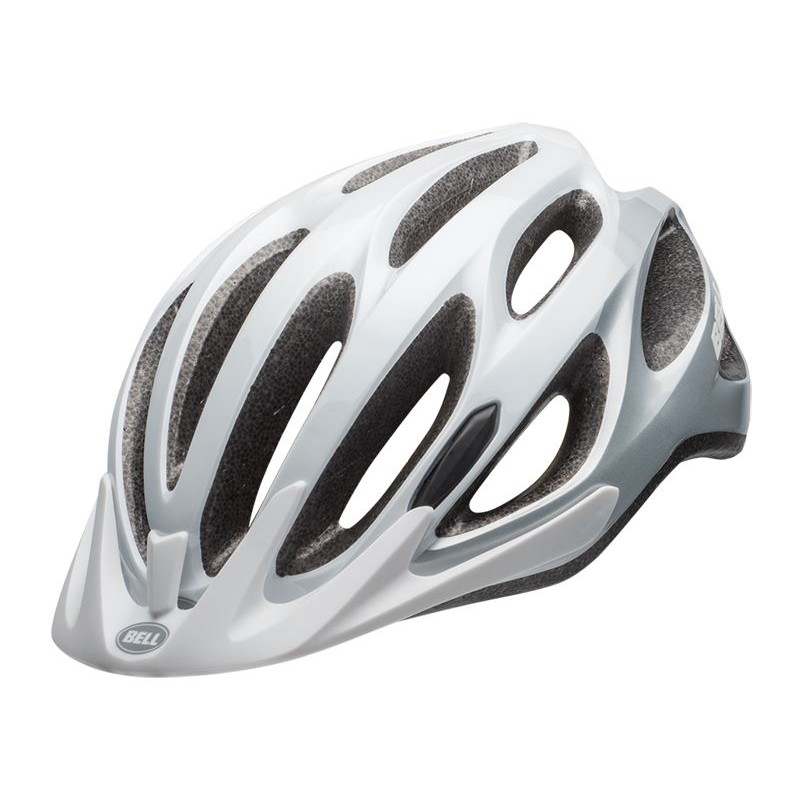 Kask mtb BELL TRAVERSE gloss white silver roz. Uniwersalny (54–61 cm)