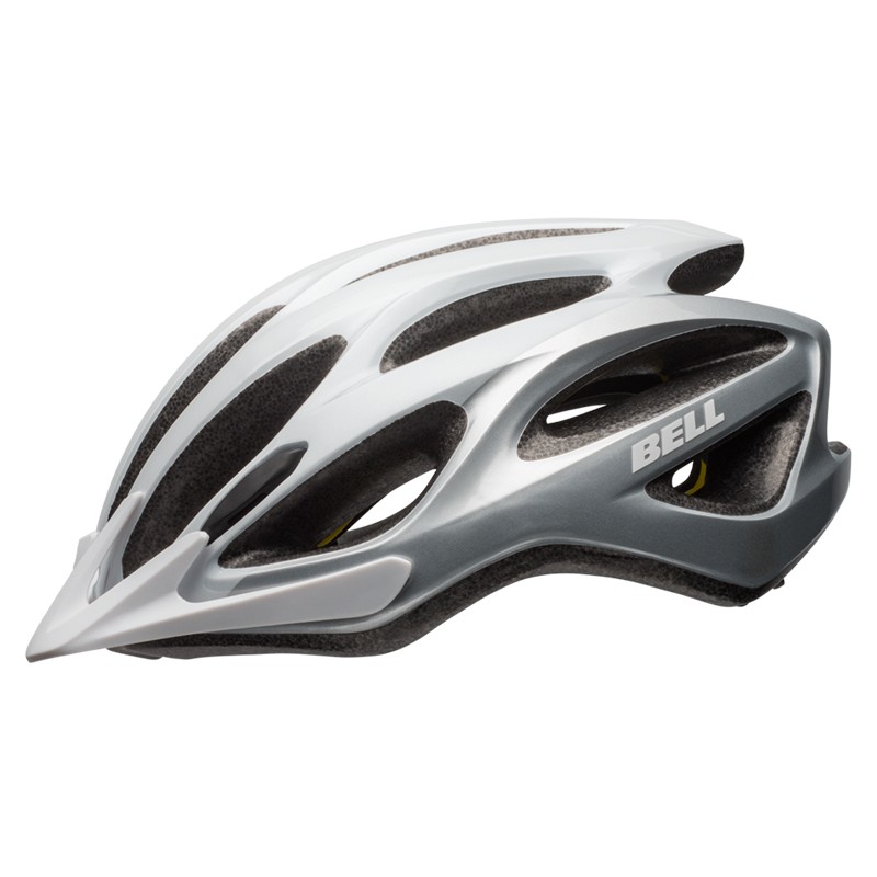 Kask mtb BELL TRAVERSE gloss white silver roz. Uniwersalny (54–61 cm)