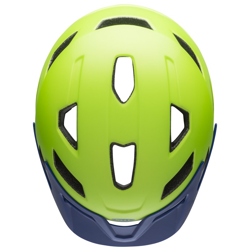 Kask dziecięcy BELL SIDETRACK matte bright green blue roz. Uniwersalny (47–54 cm) (DWZ)