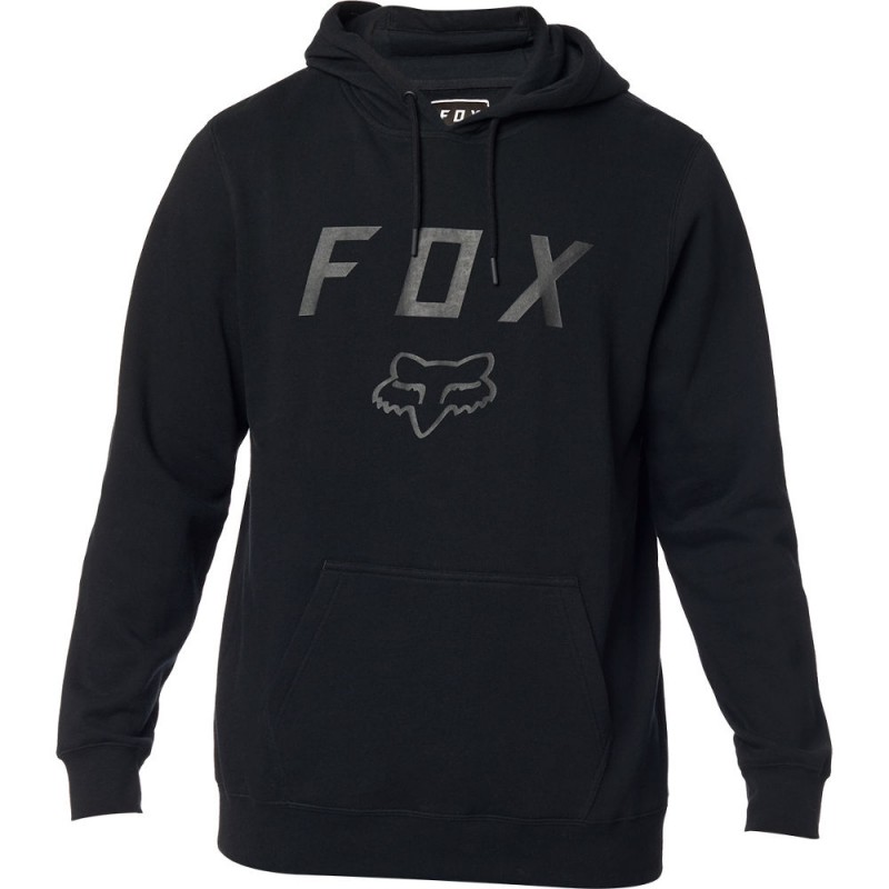 BLUZA FOX Z KAPTUREM LEGACY MOTH BLACK/BLACK