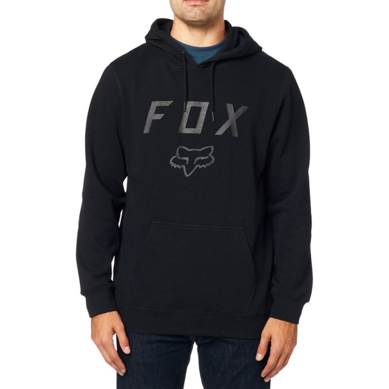 BLUZA FOX Z KAPTUREM LEGACY MOTH BLACK/BLACK