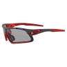 Okulary TIFOSI DAVOS FOTOTEC race red  (1 szkło Smoke FOTOCHROM 47,7%-15,2% transmisja światła) (NEW)