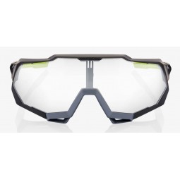 Okulary 100% SPEEDTRAP Soft Tact Cool Grey - Photochromic Lens (Szkła Fotochromatyczne, przepuszczalność światła 16-76%) (NEW)