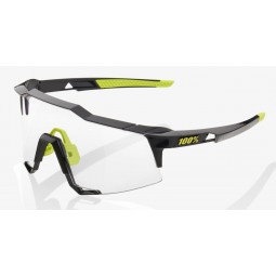 Okulary 100% SPEEDCRAFT Gloss Black - Photochromic Lens (Szkła Fotochromatyczne, przepuszczalność światła 16-77%) (NEW)