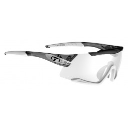 Okulary TIFOSI AETHON FOTOTEC crystal smoke/white (1szkło Light Night FOTOCHROM 75,9%-27,7% transmisja światła) (NEW)