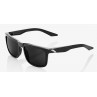 Okulary 100% BLAKE Polished Black - Grey PEAKPOLAR Lens (Szkła Polaryzacyjne Szare, przepuszczalność światła 17%) (NEW)