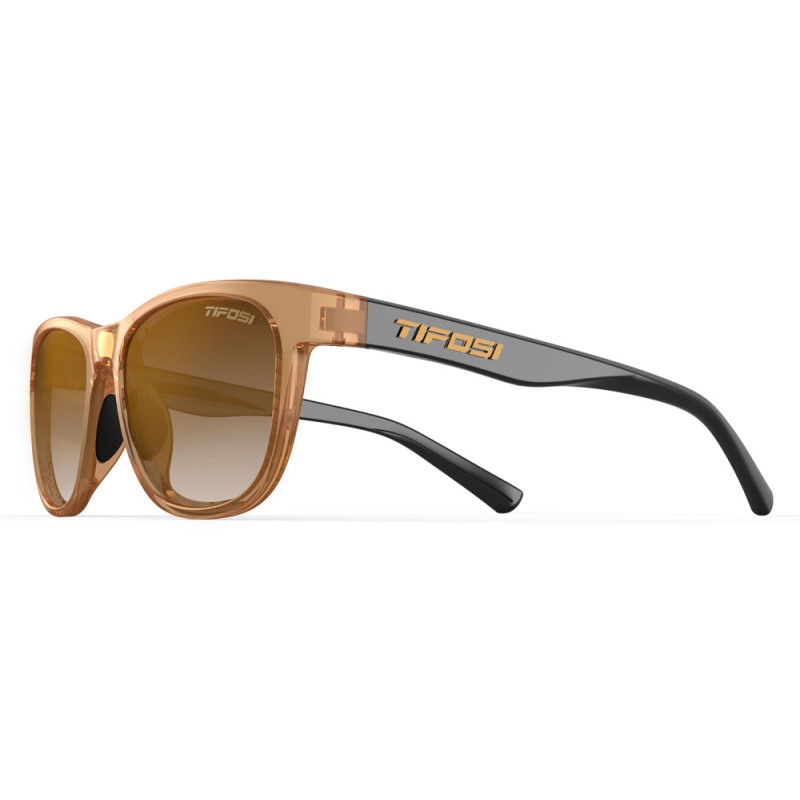 Okulary TIFOSI SWANK crystal brown/onyx (1 szkło Brown Gradient 14,2% transmisja światła) (NEW)