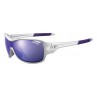 Okulary TIFOSI RUMOR CLARION silver purple (3szkła Clarion Purple LUSTRO 17,1% transmisja światła, AC Red, Clear) (DWZ)