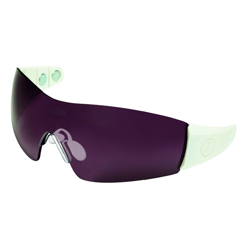 Okulary LAZER MAGNETO Gloss White (Smoke Gradient, Yellow-Blue Mirror, Clear)