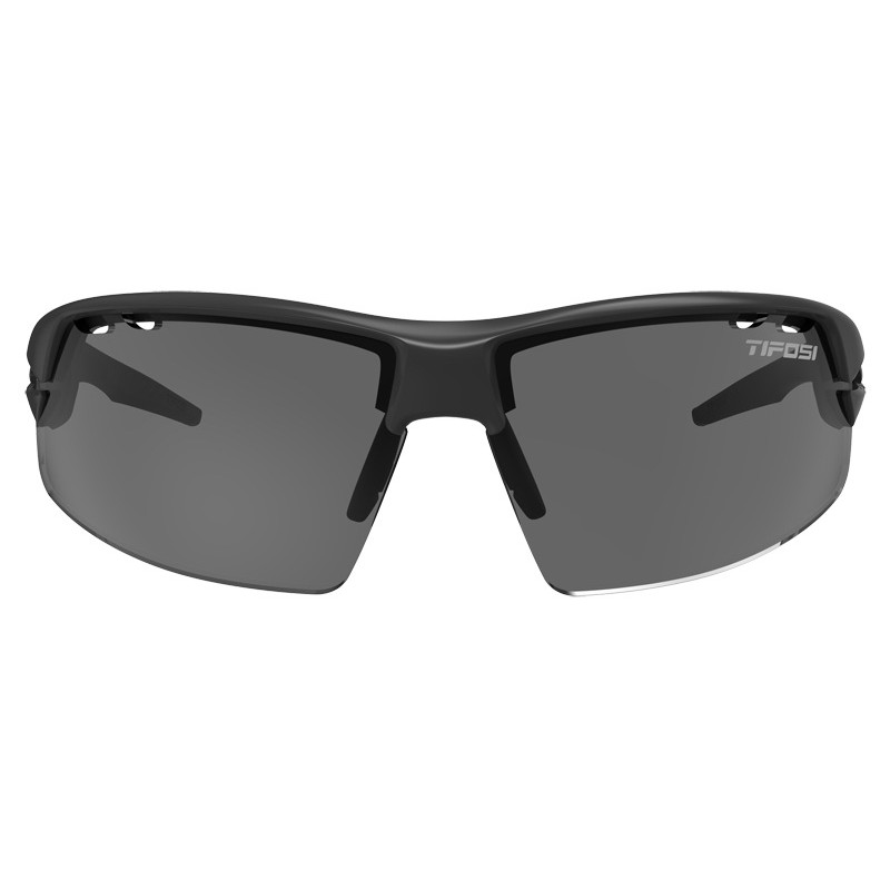 Okulary TIFOSI CRIT matte black (3szkła Smoke 15,4% transmisja światła, AC Red, Clear) (NEW)