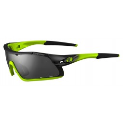 Okulary TIFOSI DAVOS race neon (3szkła 15,4% Smoke, 41,4% AC Red, 95,6% Clear) (NEW)