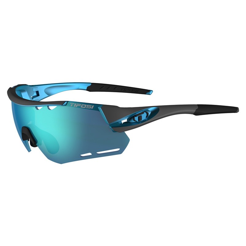 Okulary TIFOSI ALLIANT CLARION gunmetal blue (3szkła Clarion Blue 14,7% transmisja światła, 41,4%  AC Red, 95,6% Clear) (NEW)