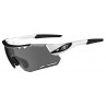 Okulary TIFOSI ALLIANT white black (3szkła Smoke 15,4% transmisja światła, 41,4%  AC Red, 95,6% Clear) (NEW)