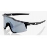 Okulary 100% SPEEDCRAFT Soft Tact Black - Smoke Lens (Szkła Czarne Smoke, przepuszczalność światła 12% + Szkła Przeźroczyste, pr