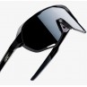 Okulary 100% S2 Soft Tact Black - Smoke Lens (Szkła Czarne Smoke, przepuszczalność światła 12% + Szkła Przeźroczyste, przepuszcz
