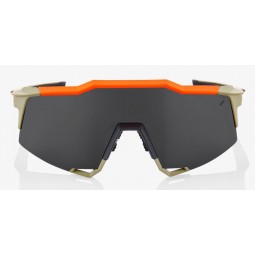 Okulary 100% SPEEDCRAFT Soft Tact Quicksand - Smoke Lens (Szkła Smoke, przepuszczalność światła 12% + Szkła Przeźroczyste, przep