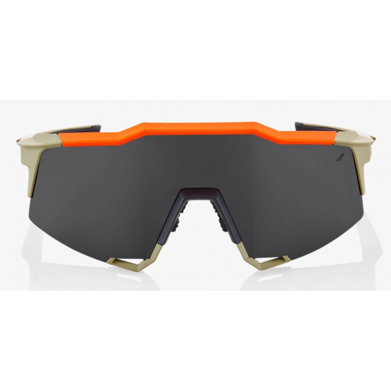 Okulary 100% SPEEDCRAFT Soft Tact Quicksand - Smoke Lens (Szkła Smoke, przepuszczalność światła 12% + Szkła Przeźroczyste, przep