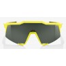 Okulary 100% SPEEDCRAFT Soft Tact Banana - Grey Green Lens (Szkła Szaro Zielone, przepuszczalność światła 12% + Szkła Przeźroczy