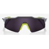 Okulary 100% SPEEDCRAFT SL Soft Tact Midnight Mauve - Dark Purple Lens (Szkła Fioletowe, przepuszczalność światła 10% + Szkła Pr