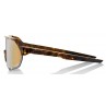 Okulary 100% S2 Cadence Gloss Havana - Soft Gold Lens (Szkła Złote, przepuszczalność światła 10% + Szkła Przeźroczyste, przepusz
