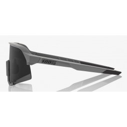 Okulary 100% S3 Matte Cool Grey - Smoke Lens (Szkła Smoke, przepuszczalność światła 12% + Szkła Przeźroczyste, przepuszczalność 