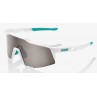 Okulary 100% SPEEDCRAFT BORA Hans Grohe Team White - HiPER Silver Mirror Lens (Szkła Srebrne Lustrzane, przepuszczalność światła