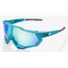Okulary 100% SPEEDTRAP Peter Sagan LE Blue Topaz - Blue Topaz Multilayer Mirror Lens - HiPER Silver Mirror Lens (Szkła Błękitne 