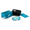 Okulary 100% SPEEDTRAP Peter Sagan LE Blue Topaz - Blue Topaz Multilayer Mirror Lens - HiPER Silver Mirror Lens (Szkła Błękitne 