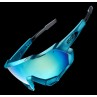 Okulary 100% SPEEDTRAP Peter Sagan LE Blue Topaz - Blue Topaz Multilayer Mirror Lens - HiPER Silver Mirror Lens (Szkła Błękitne 
