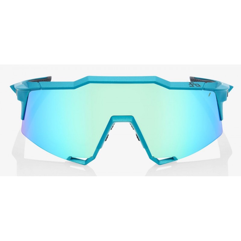 Okulary 100% SPEEDCRAFT Peter Sagan LE Blue Topaz - Blue Topaz Multilayer Mirror Lens (Szkła Błękitne Lustrzane Wielowarstwowe, 
