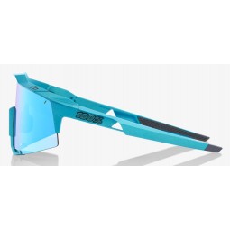 Okulary 100% SPEEDCRAFT Peter Sagan LE Blue Topaz - Blue Topaz Multilayer Mirror Lens (Szkła Błękitne Lustrzane Wielowarstwowe, 