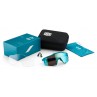 Okulary 100% SPEEDCRAFT Peter Sagan LE Blue Topaz - Blue Topaz Multilayer Mirror Lens (Szkła Błękitne Lustrzane Wielowarstwowe, 