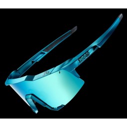 Okulary 100% SPEEDCRAFT Peter Sagan LE Blue Topaz - Blue Topaz Multilayer Mirror Lens (Szkła Błękitne Lustrzane Wielowarstwowe, 