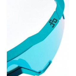Okulary 100% SPEEDCRAFT Peter Sagan LE Blue Topaz - Blue Topaz Multilayer Mirror Lens (Szkła Błękitne Lustrzane Wielowarstwowe, 