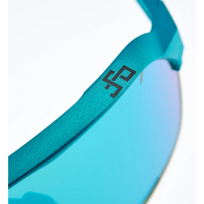 Okulary 100% S2 Peter Sagan LE Blue Topaz - Blue Topaz Multilayer Mirror Lens (Szkła Błękitne Lustrzane Wielowarstwowe, przepusz