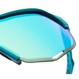 Okulary 100% S2 Peter Sagan LE Blue Topaz - Blue Topaz Multilayer Mirror Lens (Szkła Błękitne Lustrzane Wielowarstwowe, przepusz