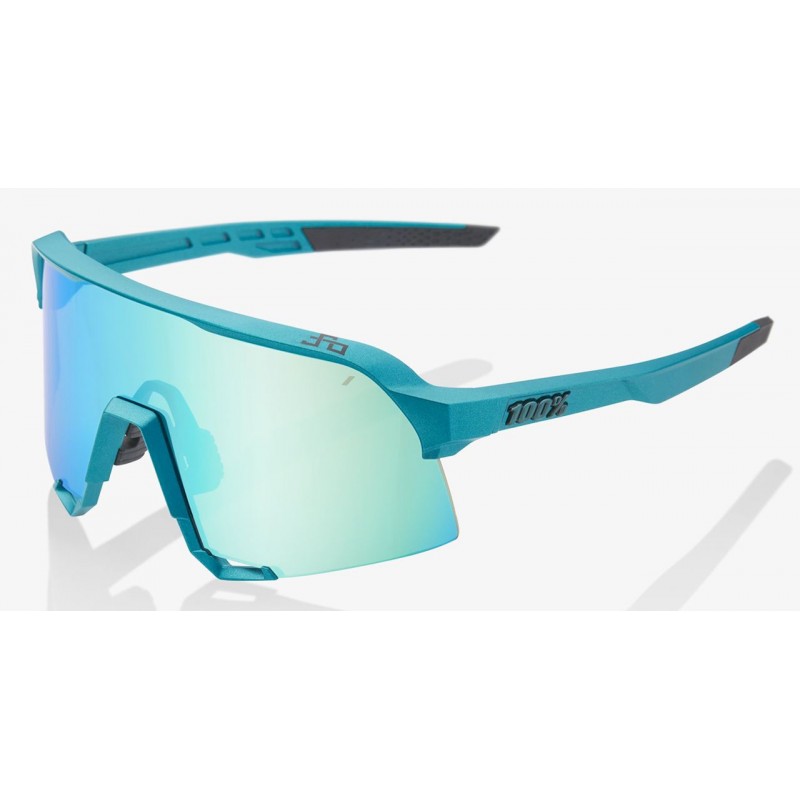 Okulary 100% S3 Peter Sagan LE Blue Topaz - Blue Topaz Multilayer Mirror Lens (Szkła Błękitne Lustrzane Wielowarstwowe, przepusz