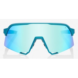 Okulary 100% S3 Peter Sagan LE Blue Topaz - Blue Topaz Multilayer Mirror Lens (Szkła Błękitne Lustrzane Wielowarstwowe, przepusz